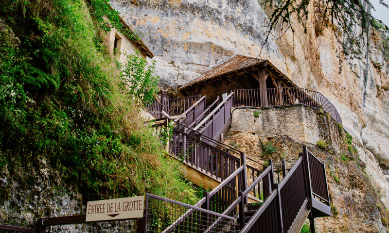 Entrée de la grotte